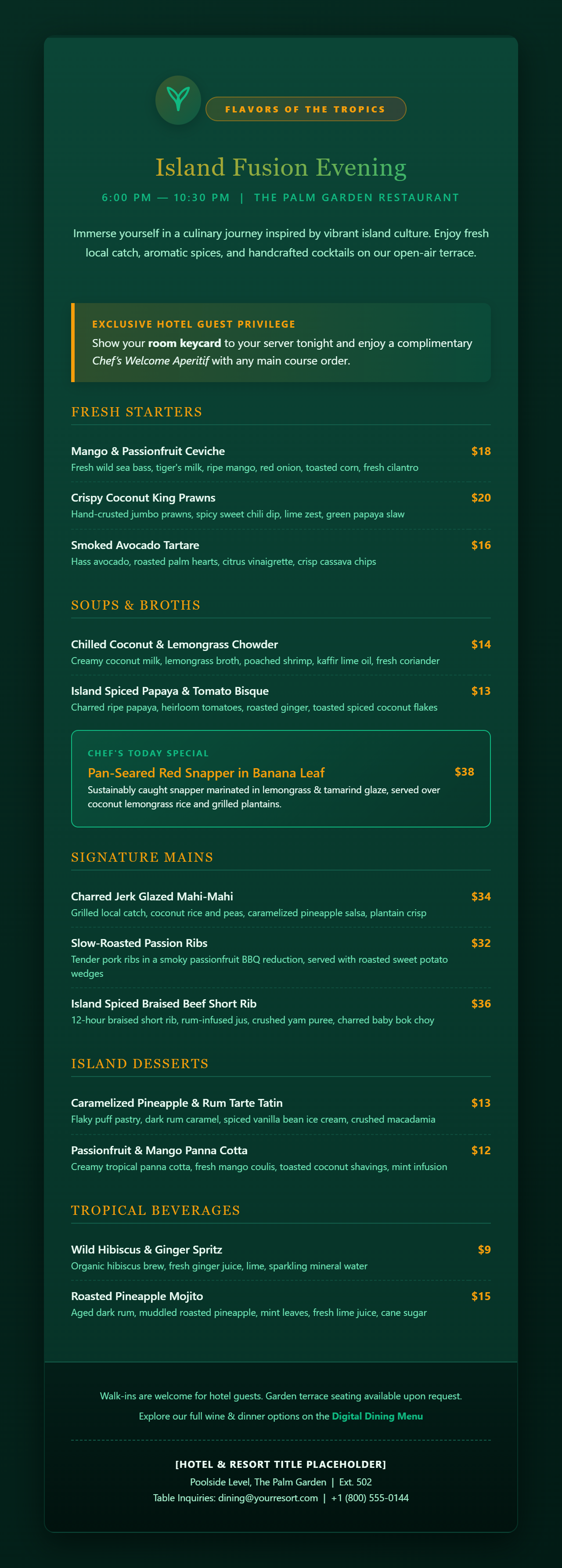 Island Fusion Evening